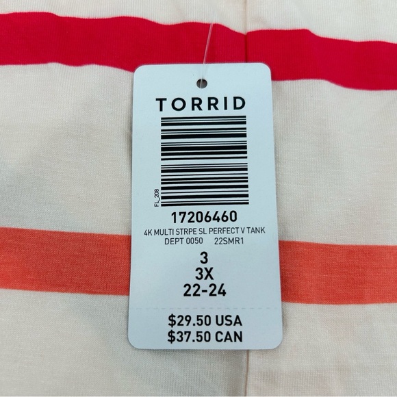 NWT Torrid Perfect Super Soft V-Neck Tank Size 3 3X - Picture 13 of 15